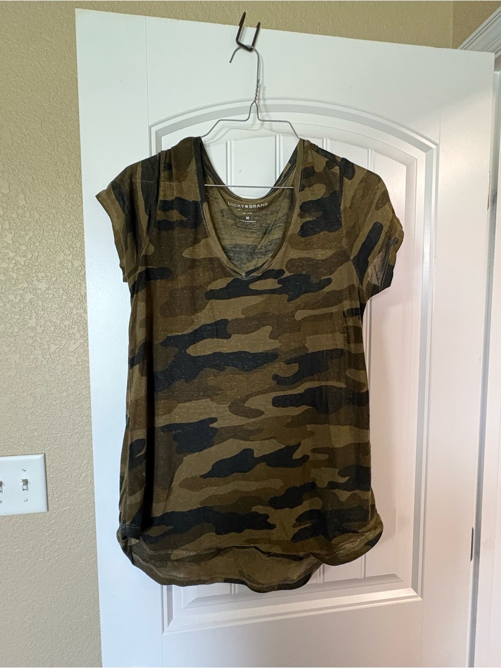 Camo woman’s shirt